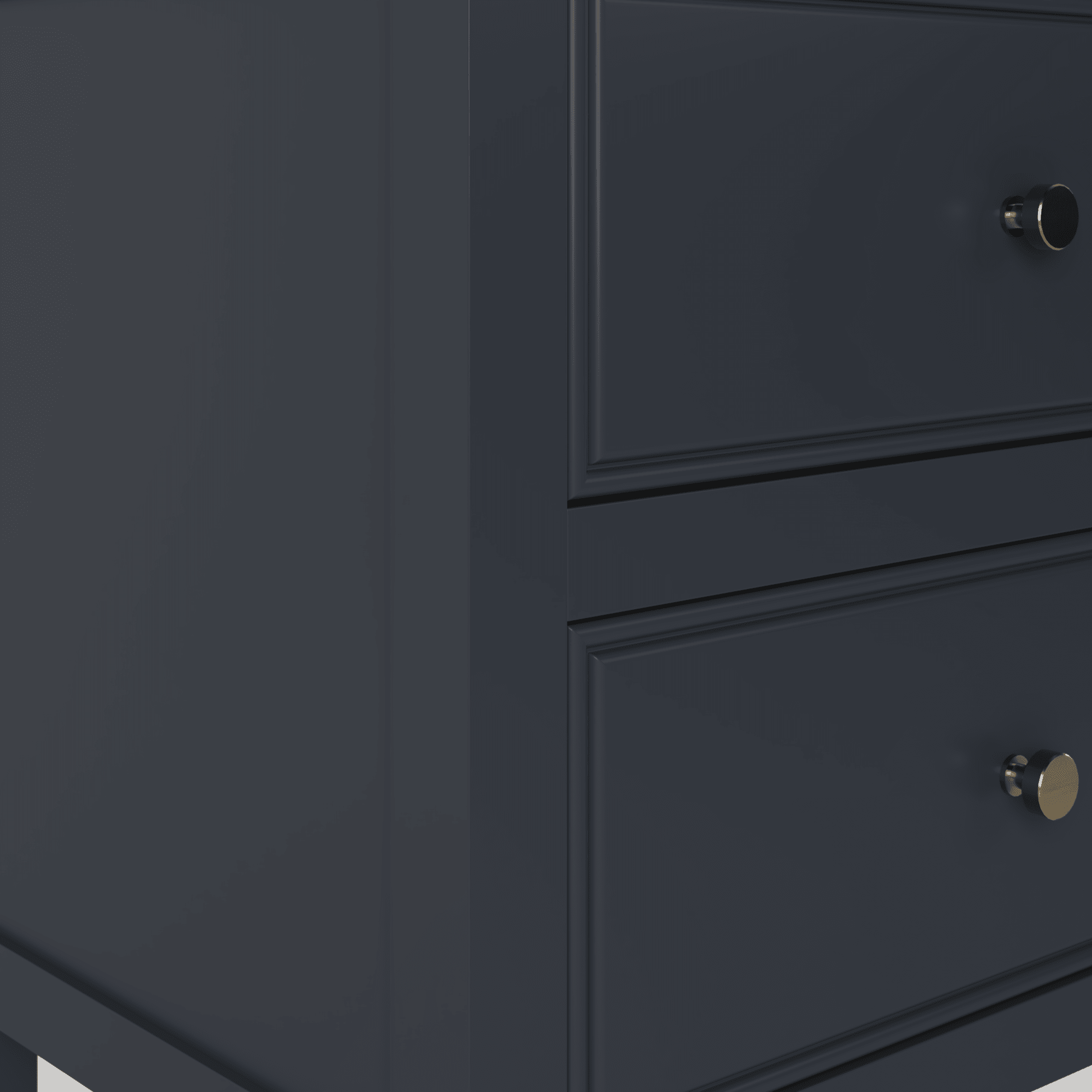 The Chester | Painted Beaded Vanity 600mm Railings - Mockridge Design