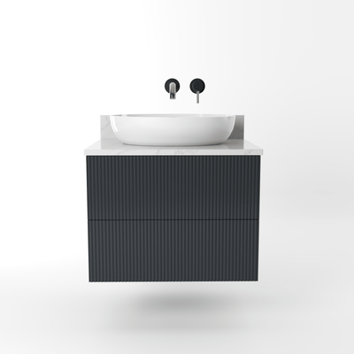 The Reeded sit-on vanity by Mockridge Design
