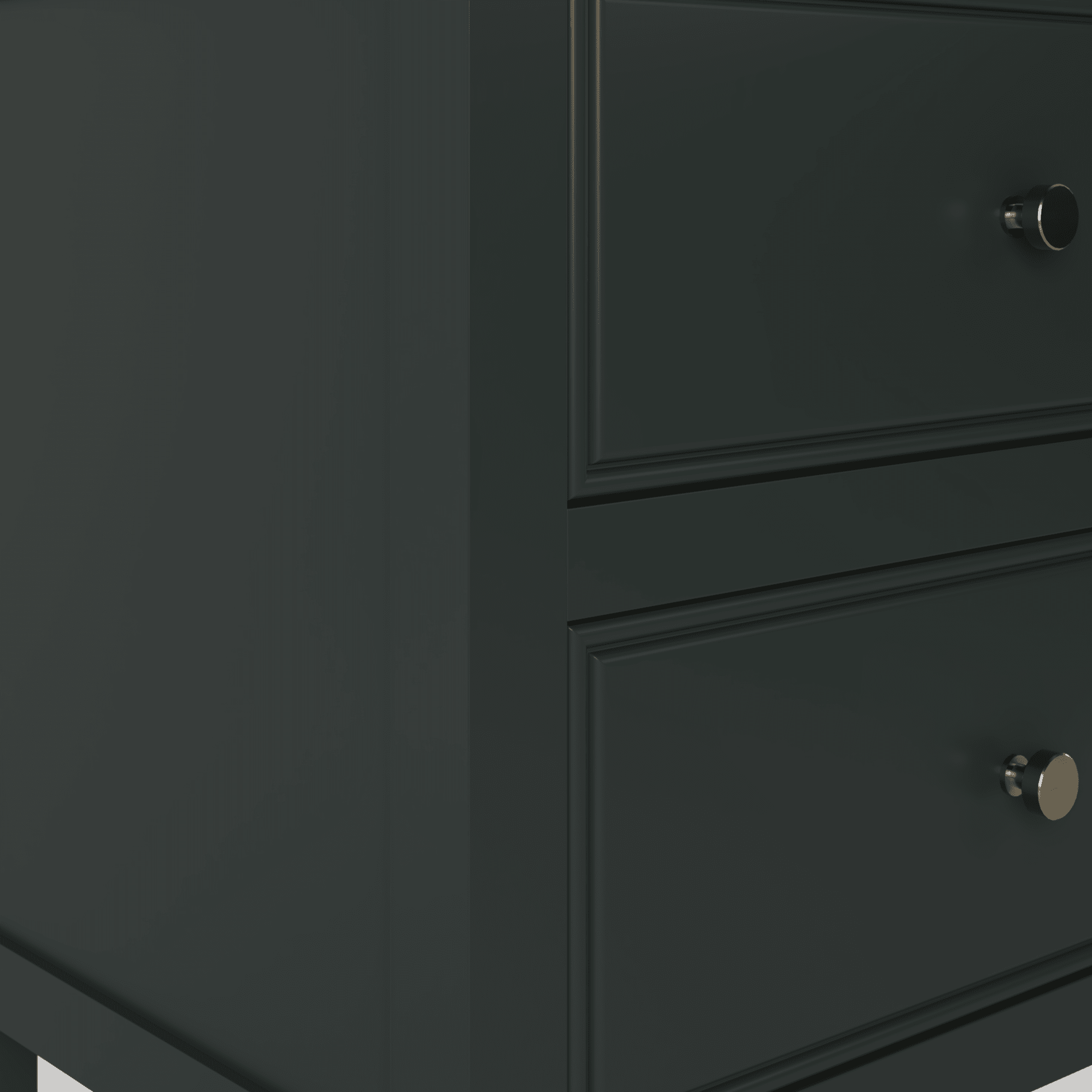 The Chester | Painted Beaded Double Vanity 1600mm Studio Green - Mockridge Design