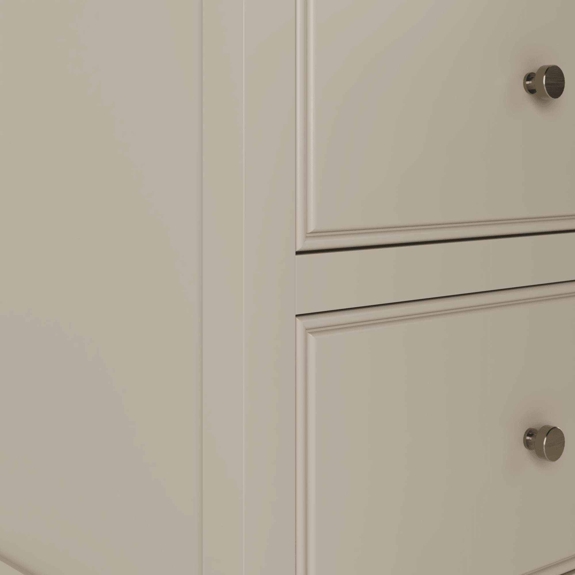 The Chester | Undermounted | Painted Beaded Double Vanity 1200mm Elephants Breath - Mockridge Design