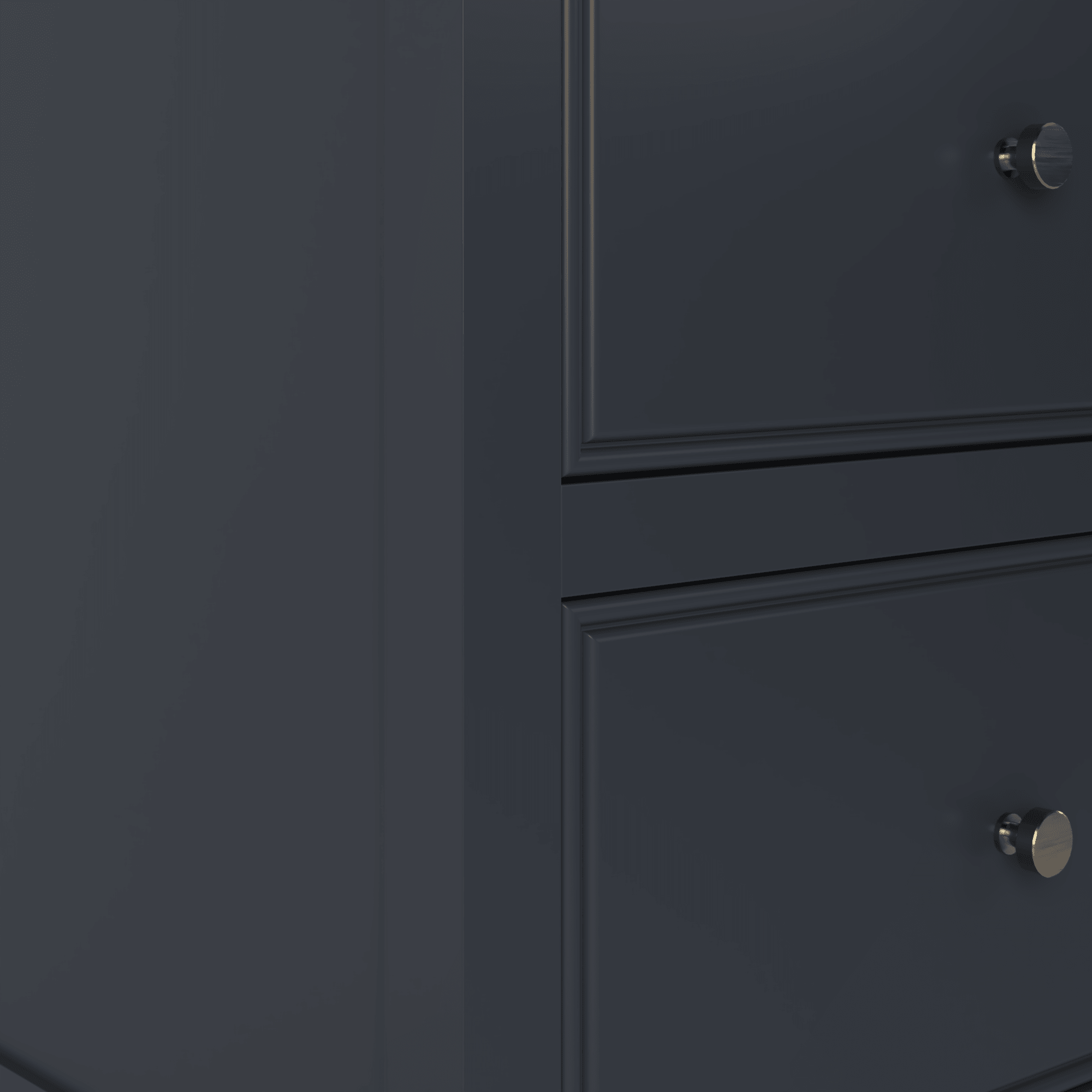 The Chester | Undermounted | Painted Beaded Double Vanity 1400mm Railings - Mockridge Design