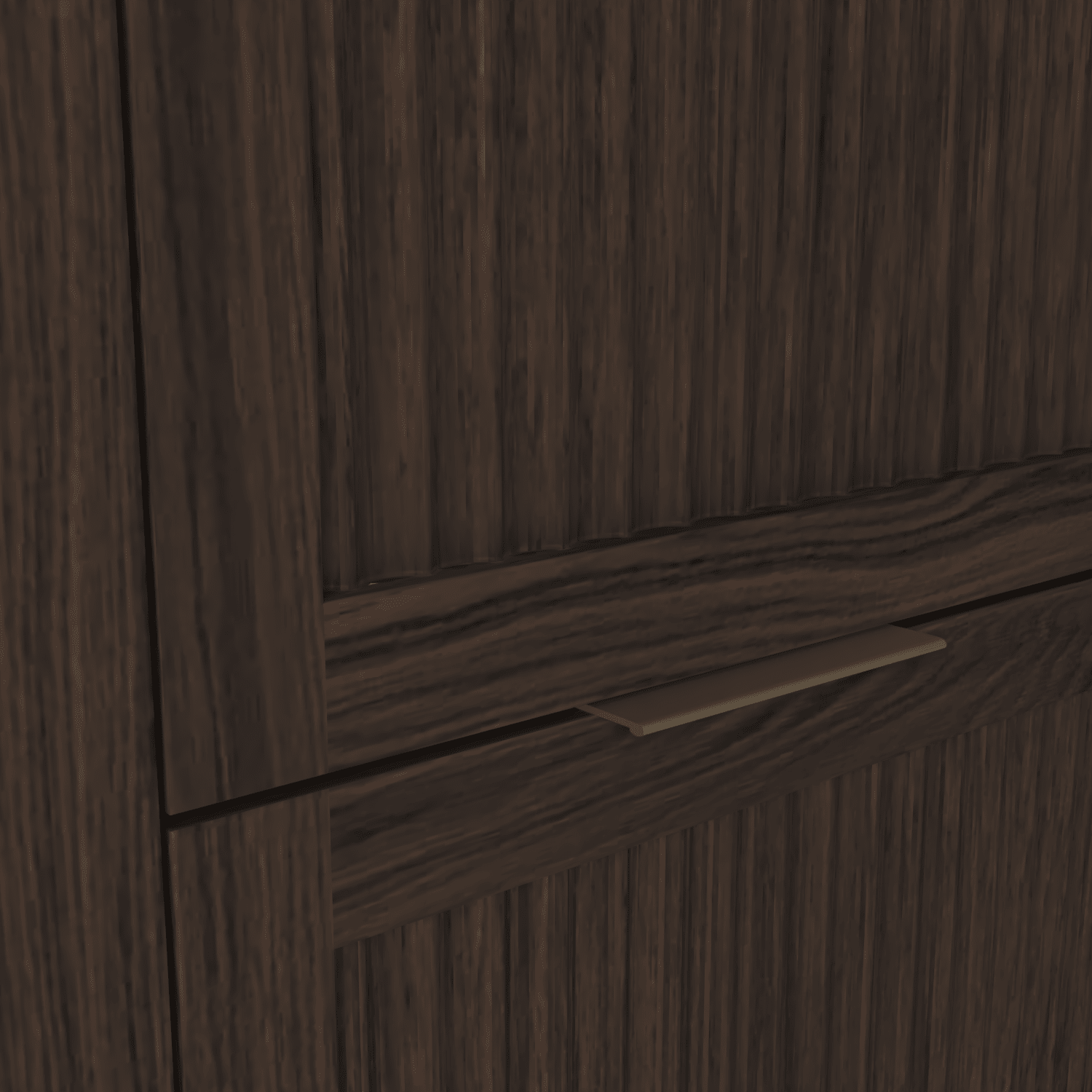 The Clifton | Undermounted | Oak Fluted Double Vanity 1600mm | Dark Roast - Mockridge Design