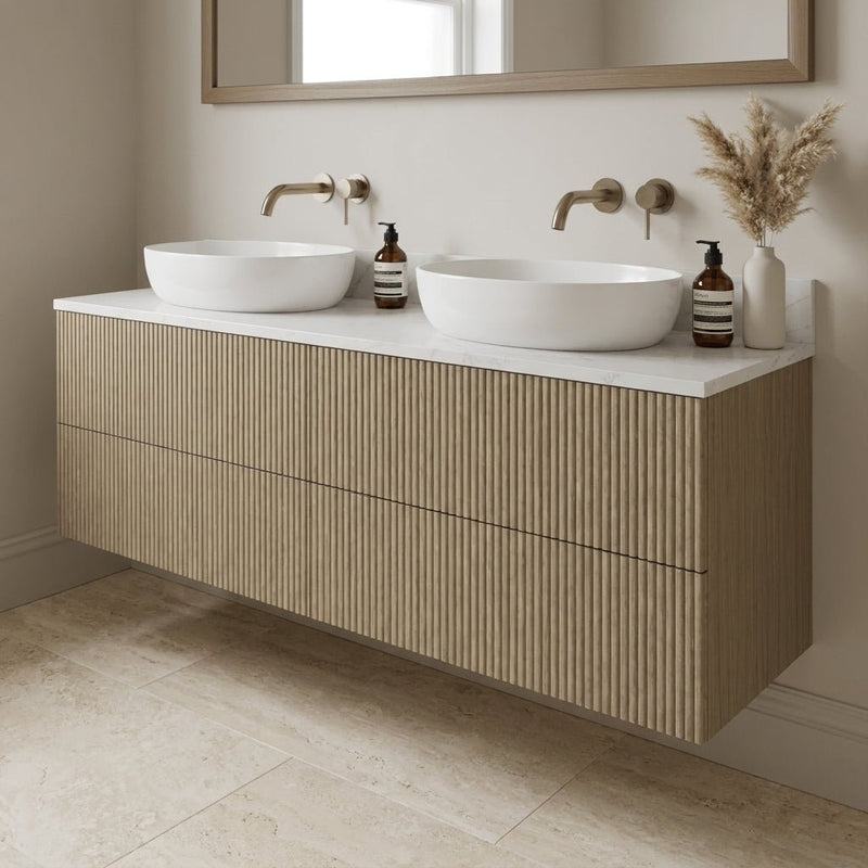 The Reeded 1400mm Double, Sit-on