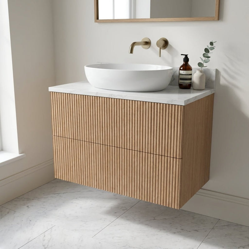 The Reeded 600mm Single, Sit-on