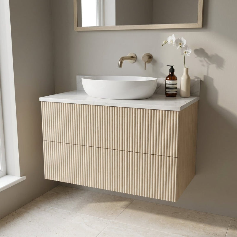 The Reeded 800mm Single, Sit-on