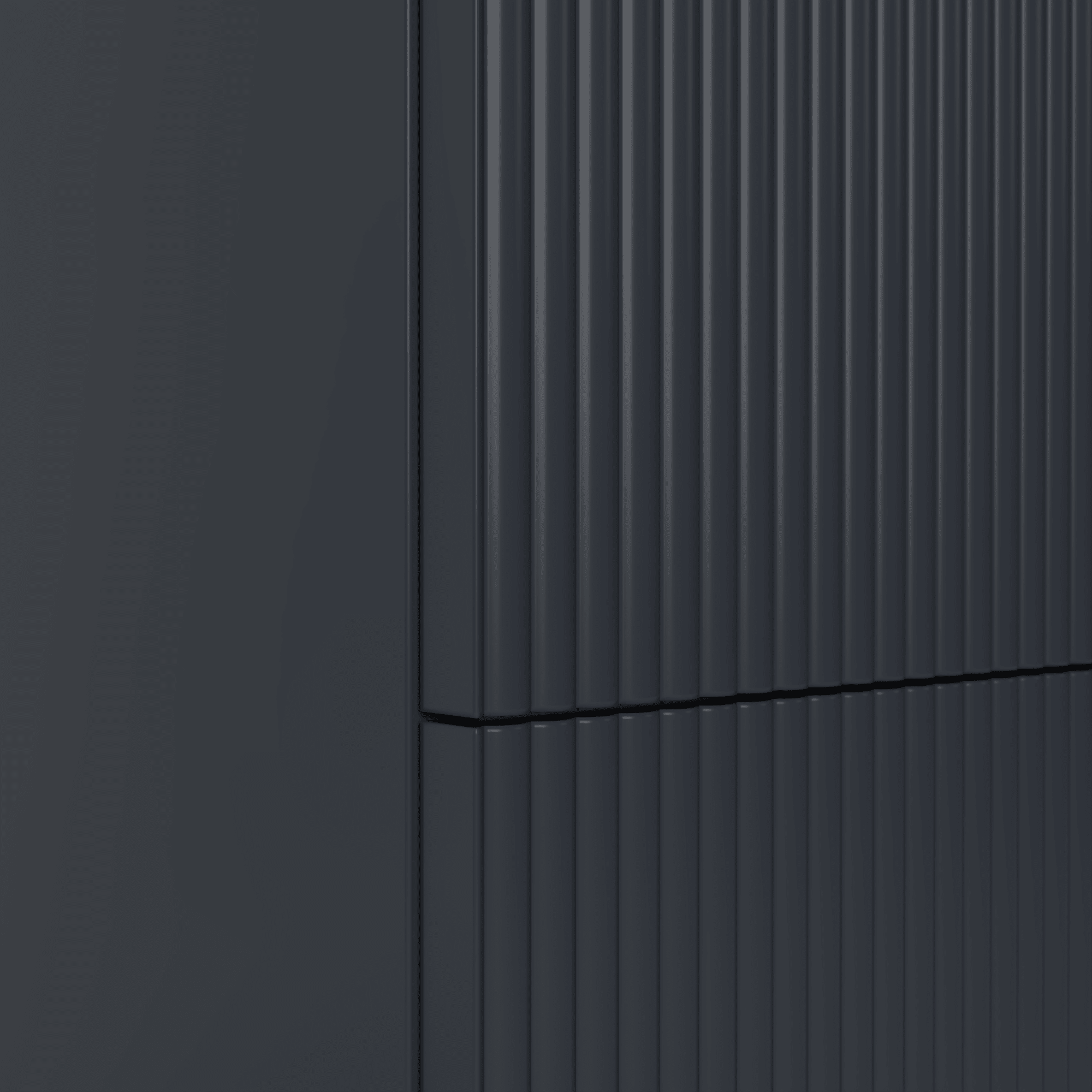 The Reeded | Painted Double Vanity 1400mm Railings - Mockridge Design