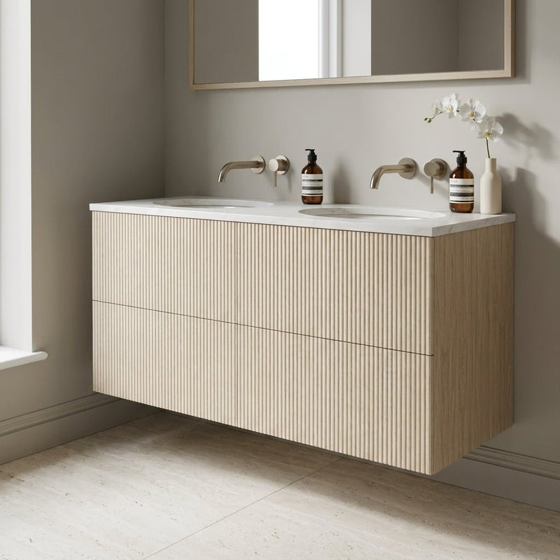 The Reeded 1200mm Double, Undermount