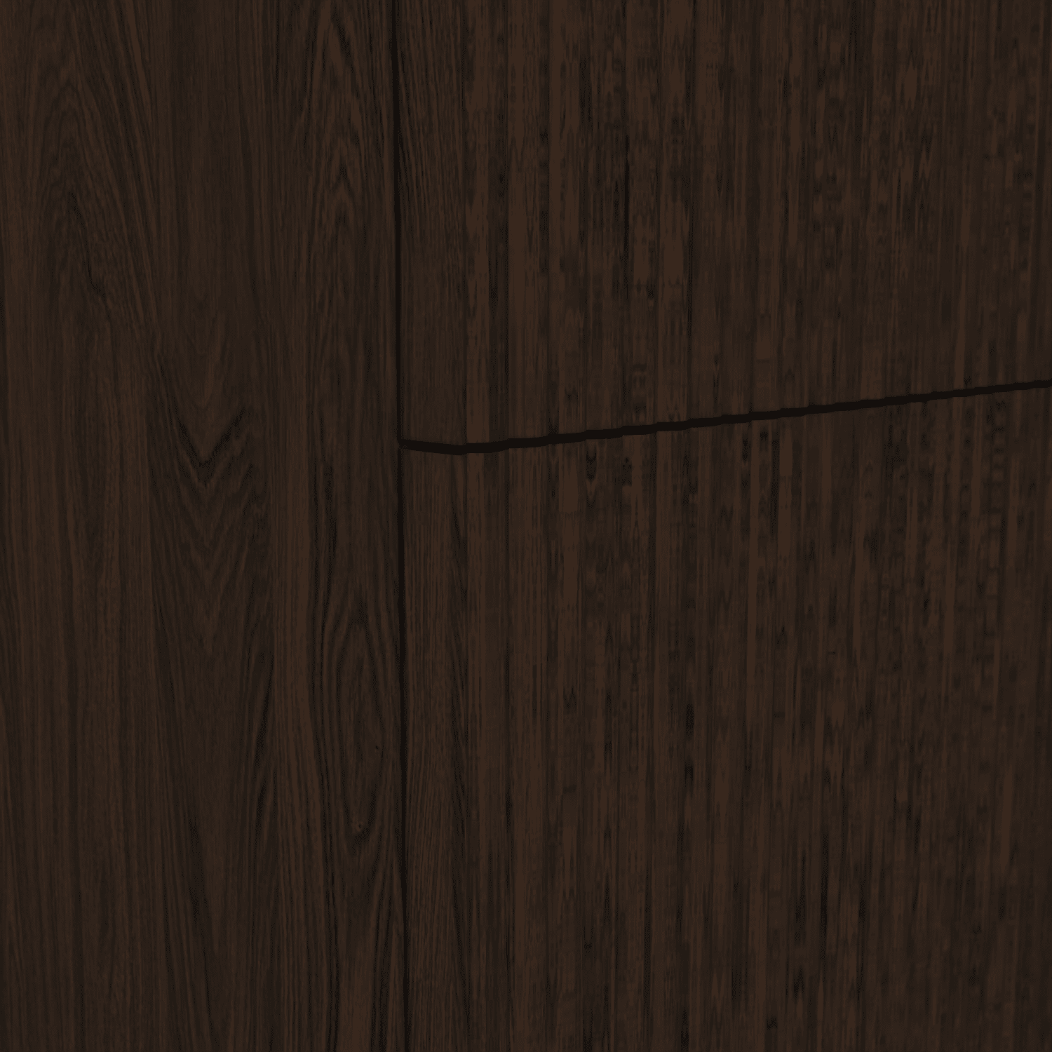 The Reeded | Undermounted | Oak Double Vanity 1600mm | Espresso - Mockridge Design