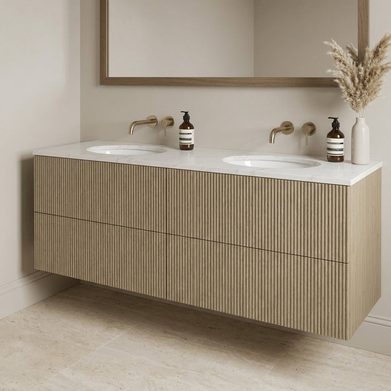 The Reeded 1600mm Double, Undermount