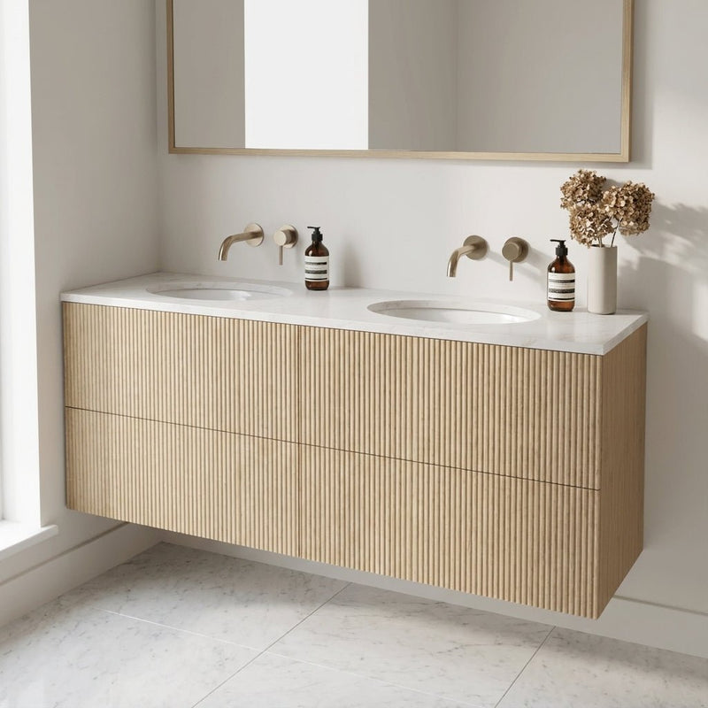 The Reeded 1600mm Double, Undermount