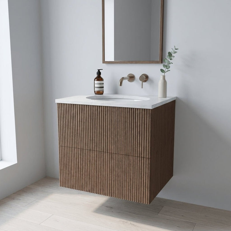 The Reeded 600mm Single, Undermount