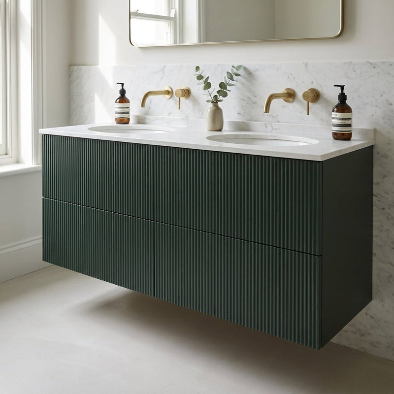 The Reeded 1200mm Double, Undermount