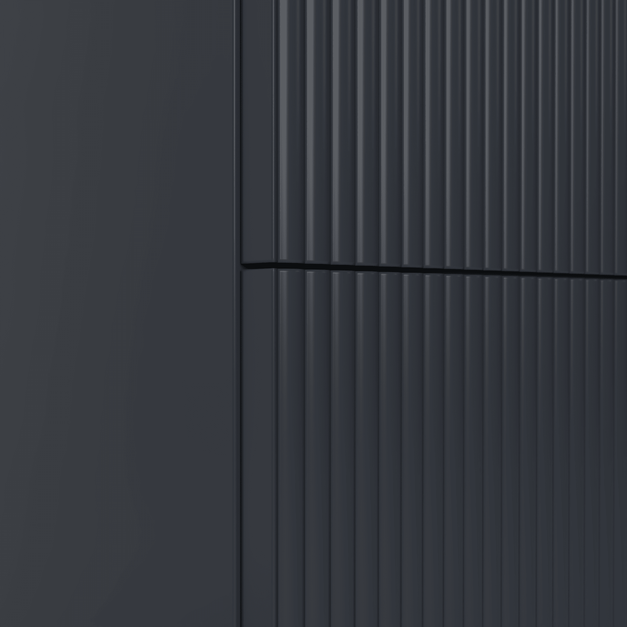 The Reeded | Undermounted | Painted Double Vanity 1400mm Railings - Mockridge Design