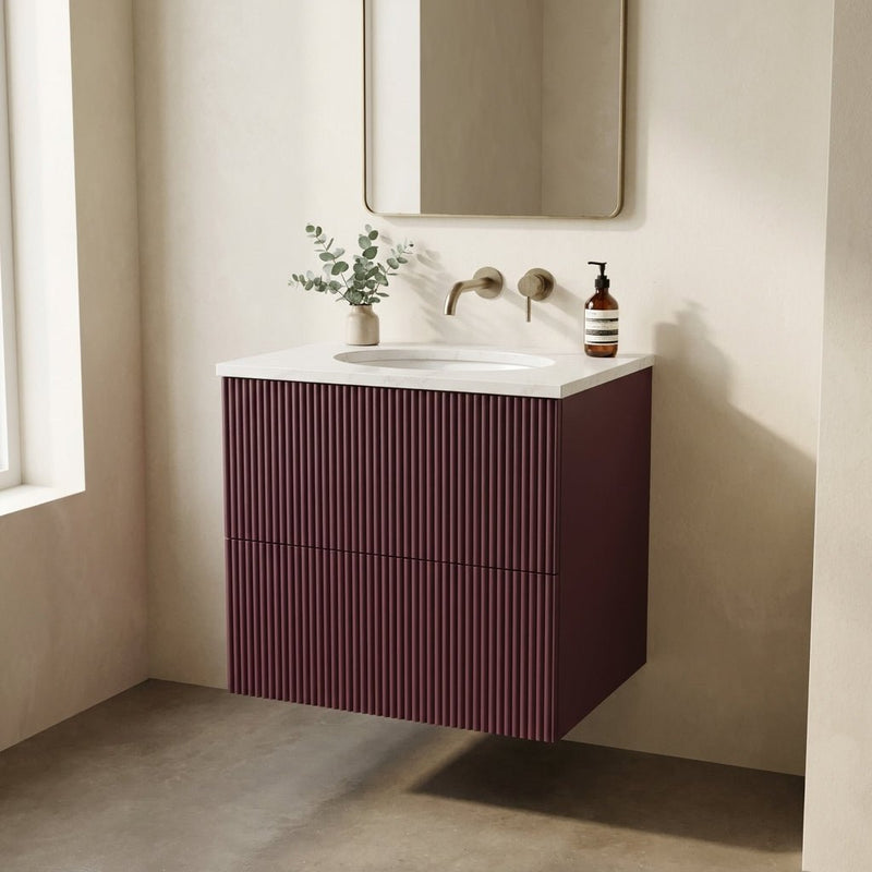 The Reeded 600mm Single, Undermount
