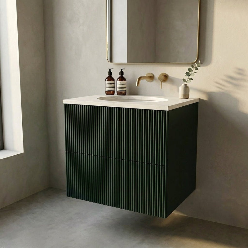 The Reeded 600mm Single, Undermount