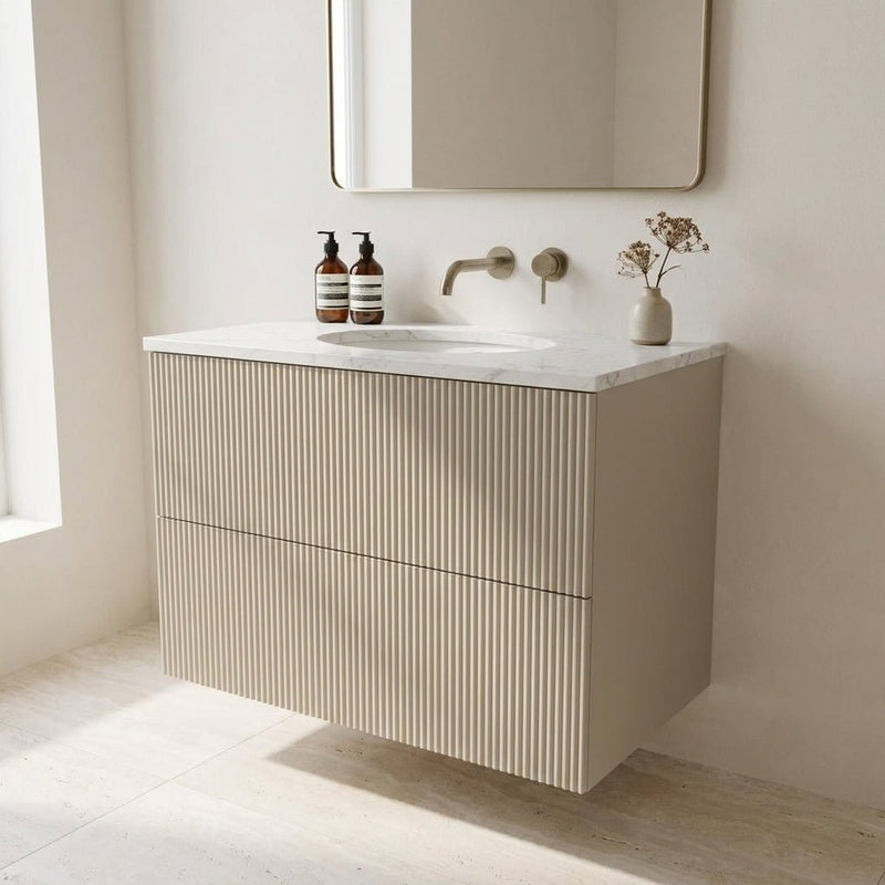 The Reeded 800mm Single, Undermount